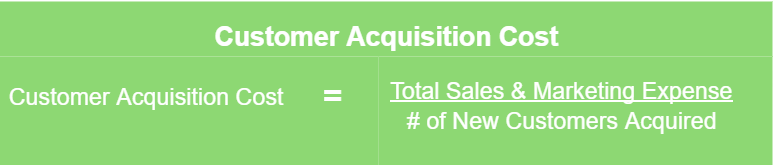 Customer Acquisition Cost Formula - Charis Media Capital